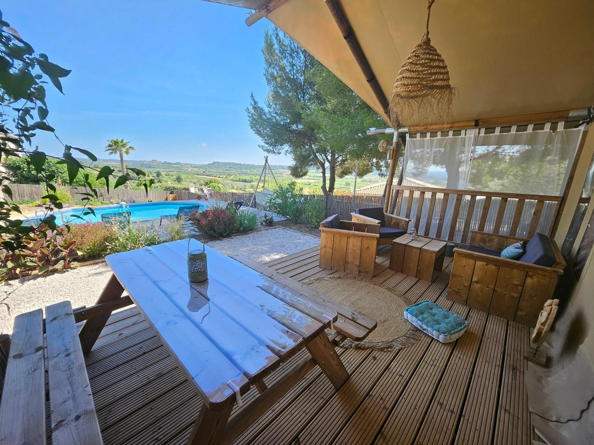 Domaine Du Chene Hotel Campagnan Bagian luar foto